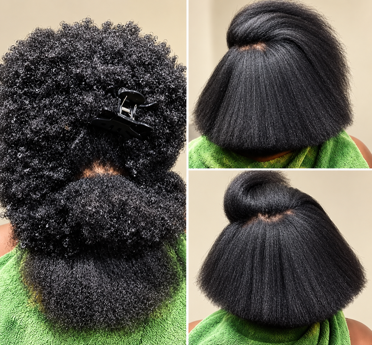 Hair styling result at Follicle and Flow